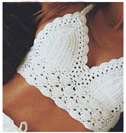Wholesale New Acrylic Hollow Hand Hook Strap Swimsuit